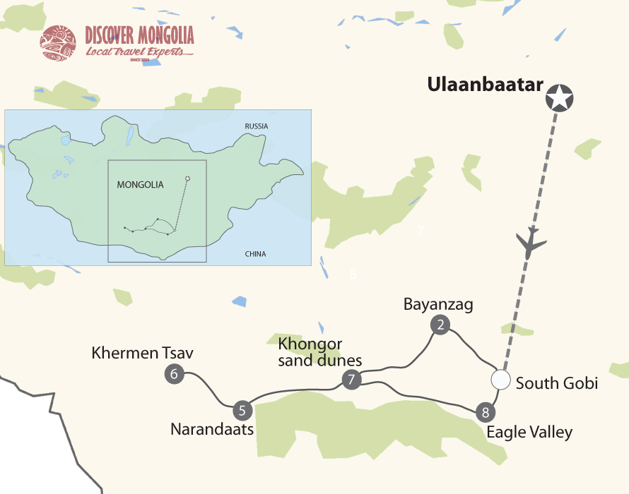 Mongolia Dinosaur Tour (10 days)