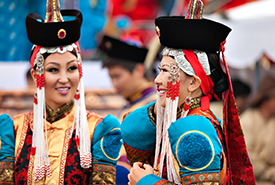 culture Mongolian traditional clothes