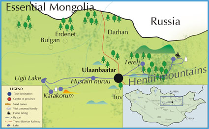 Essential Mongolia Tour and Local Naadam Festival (12 days)
