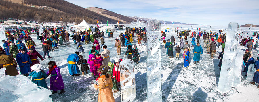 Lake Khuvsgul- Blue Pearl Ice Festival 