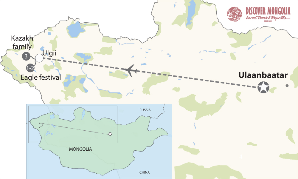 Golden eagle festival tour map