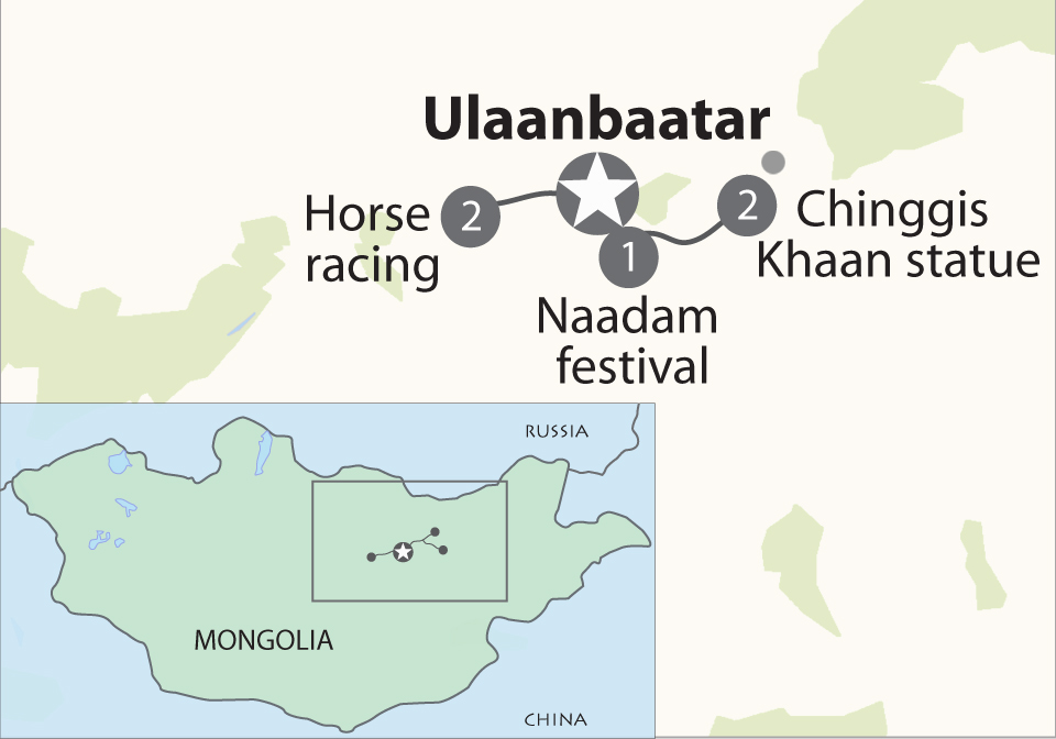 Mongolian Naadam Festival Tour (3 days)