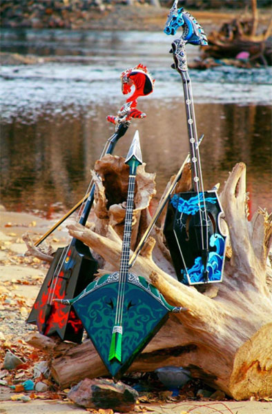 Mongolian guitar shop
